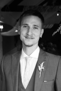 portrait of groom before wedding