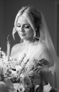 bridal portrait at Doddington Hall