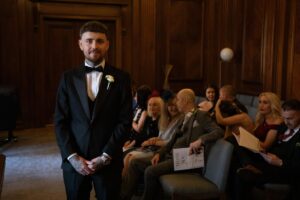 groom at marylebone registry office